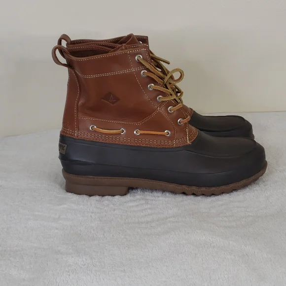 Sperry | Shoes | Mens Sperry Tanbrown Decoy Rain Swow Boot  display picture 2